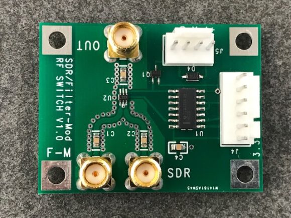 Portsdown - 2 way RF switch - BLANK PCB
