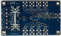 Portsdown - 8 way RF output switch - BLANK PCB