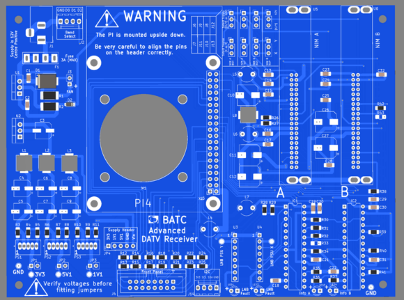 BATC Advanced receiver board - blank PCB