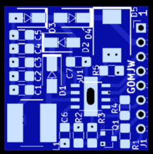 LNB supply PCB for BATC Advanced receiver