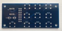 Ryde push button front panel PCB