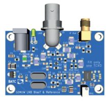 LNB Bias T and diplexer with onboard reference TCXO - blank PCB